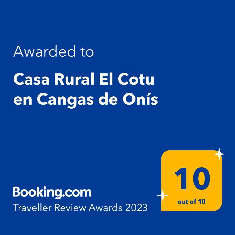 Casa Rural El Cotu En Кангас-де-Онис Экстерьер фото